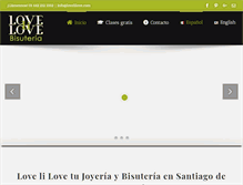 Tablet Screenshot of lovelilove.com